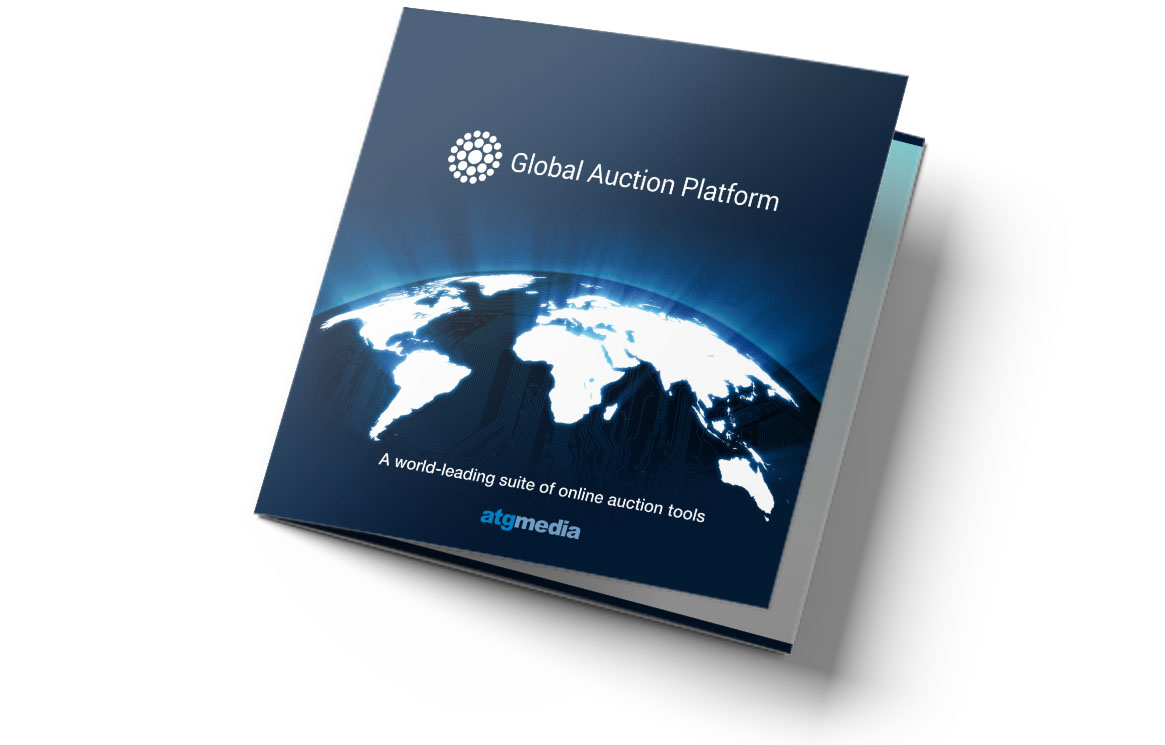 Global Auction Platform Leaflet front cover